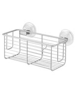 InterDesign Classico Bathroom Shower Suction Caddy Basket Silver Rust Re... - $323.07 MXN