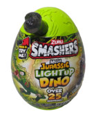 JUMBO Mega Jurassic Light up &amp; Roar Dino Egg ZURU Smashers Over 25 Surpr... - $182.22 MXN