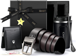 Men&#39;S Birthday Gifts with Coffee Mug, Wallet and Belt for Daughter, Son, Kid, Wi - £48.72 GBP