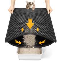Cat Litter Mat - 23&quot;X17&quot; Honeycomb Double Layer, Urine Waterproof, and E... - €18,80 EUR