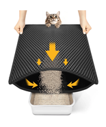 Cat Litter Mat - 23&quot;X17&quot; Honeycomb Double Layer, Urine Waterproof, and E... - $30.85 CAD