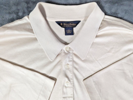 Brooks Brothers Polo Shirt Adult XXL Beige 100% Cotton Short Sleeve Rugby Mens - £18.17 GBP