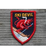 1960&#39;s SKI DEVIL Vintage Cloth Patch Fertile MN Lost Area Skiing Souveni... - £28.31 GBP