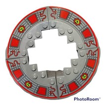 4 LEGO Round Corner 6x6 w/Slope 33 Edge Facet Cutout #95188 Garmatron Part - $3.99