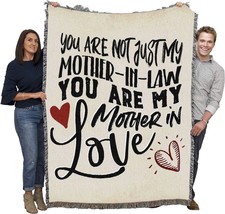 Embroidered In The Usa, The Not Just My Mother-In-Law Mother In Love Blanket - £62.10 GBP