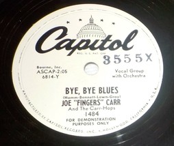Joe Fingers Carr 78 Bye Bye Blues / Tom&#39;s Tune SH1B - £5.54 GBP