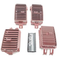 Set Of 4 Red Dash Vents 1 Broken Tab OEM 1986 Nissan 300ZX - $31.36