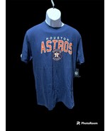 Houston Astros Baseball T Shirt Mens M Blue &#39;47 - $19.80