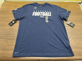 Seattle Seahawks Football Men’s Blue NFL T-Shirt - Nike Dri-Fit - XL - NWT - £14.15 GBP