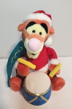 Disney Tigger Winnie The Pooh Christmas Holiday Plush Stuffed Toy VTG 2001 - £11.88 GBP