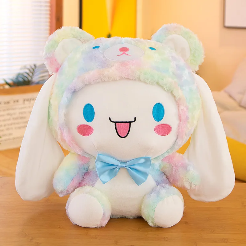 30cm Cinnamoroll-B Cartoon Sanrio Tie-dyed Cinnamoroll Plush Toy Colorfu... - $31.41