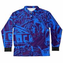 Dream Block Purple  Polo Shirt - £50.81 GBP