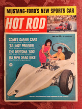 Rare HOT ROD Car Magazine May 1964 Roadsters New Ford sports car Mustang - $21.60