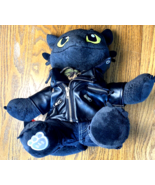 Build A Bear Toothless How To Train Your Dragon 12&quot; 2015 Harley Davidson... - £63.03 GBP