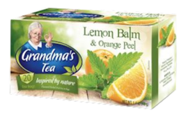 Grandma's Tea *Ceaiul Bunicii* LEMON Balm & ORANGE Peel 20 Tea Bags Made Poland - $5.99