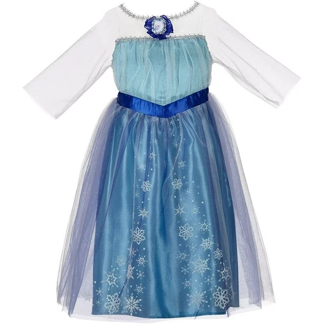 Disney Princess Elsa Costume Dress 4-6X  - £46.19 GBP