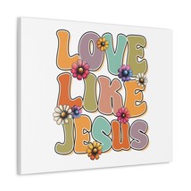 Love Like Jesus Retro Bible Verse Canvas Christian Wall Art Rea - £60.04 GBP+