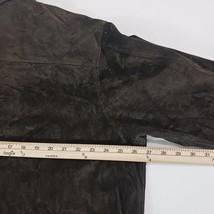 Authentic Dungarees High Sierra Men's Black Button-Up Leather Jacket Size 2X image 5