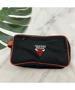 Vintage 90s NBA Chicago Bulls Dopp Kit Shave Bag Travel Black Pouch - $744.71 MXN