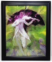 Framed Autographed Art Print of &quot;Vanya&quot; Umbrella Academy by Ryan Van Dogen -FM1 - £17.59 GBP