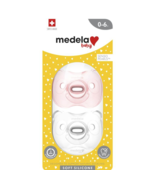 Medela Soft Silicone Duo Girl Pink Soothers 0-6 Months - £60.80 GBP