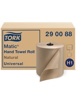 Tork Matic Paper Hand Towel Roll Natural H1, Universal, 100% Recycled Fi... - £93.22 GBP