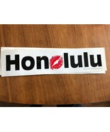 Lip Stickers Bumper Sticker Kiss Honolulu 11&quot; x 3&quot; NEW Original 1982 - €6,99 EUR