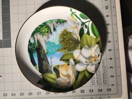 Southern Magnolia Collector Plate Wildflowers of the South Ralph Mark CO... - $19.99