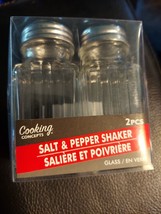 COOKING CONCEPTS 2x Dining Room Restaurant Glass Bottle Salt and Pepper ... - £8.12 GBP