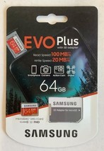 New Samsung MB-MC64H Evo Plus 64GB Micro Sdxc UHS-I Memory Card With Sd Adapter - £9.45 GBP