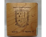 Vintage Maduro Compania De Tabacos De Las Antillas Wood Box With Sword C... - £15.79 GBP