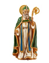 Saint Patrick  8" Statue, New Free Shipping AB-150 - $1,210.52 MXN