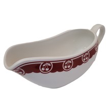 Vtg Mary Engelbreit Cherry Cameo Gravy Boat Dish 2001 Ceramic Enesco Red... - £9.94 GBP