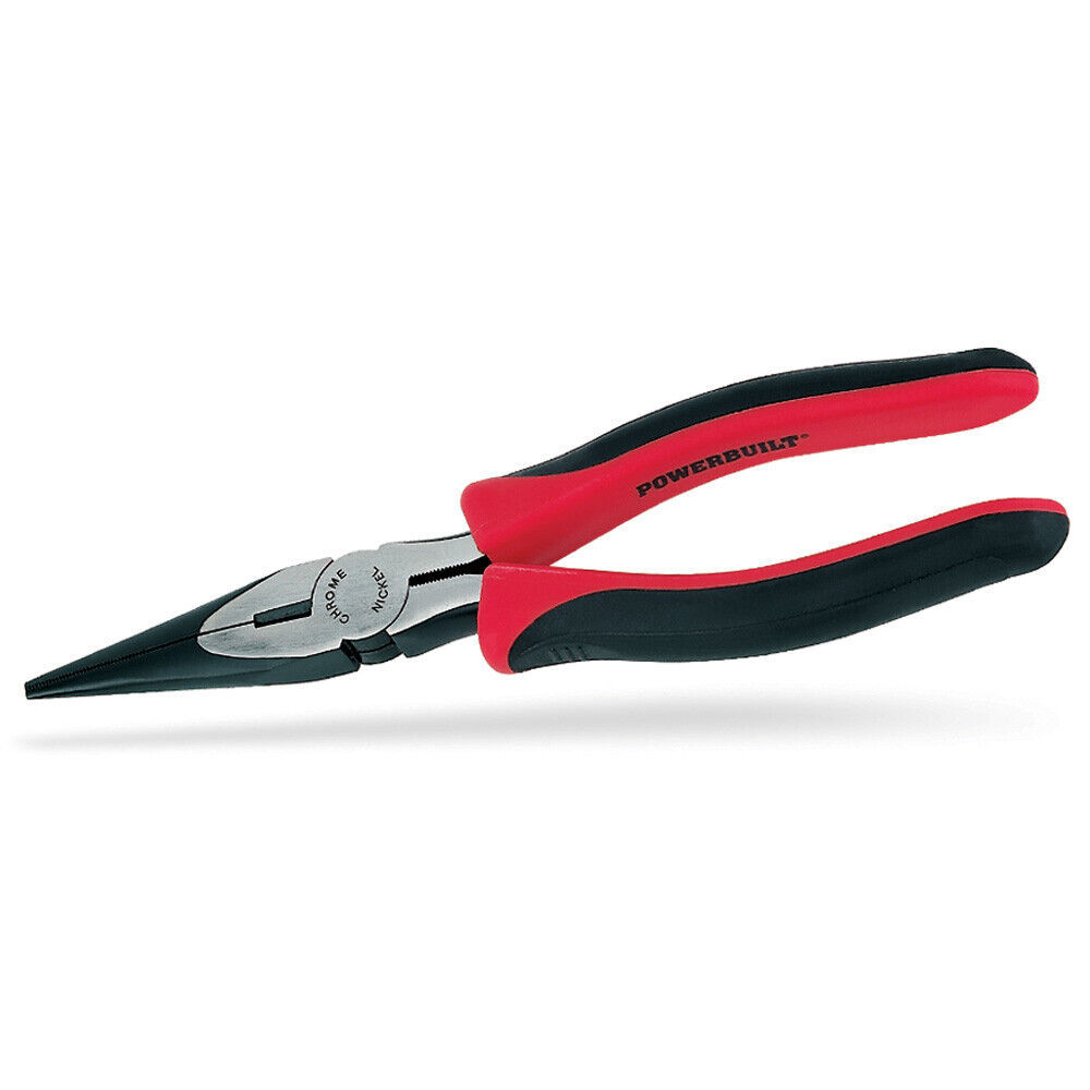 Powerbuilt 8 Inch Long Nose Pliers - 640393 - $34.74