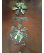 Dark Set Of 2 Welcome Sign Wind Chimes - €15,30 EUR