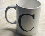 Coffee Mug Cup-“Letter C” Free Gift Wrap-Office Work-NEW-SHIPS 24HRS - $15.72