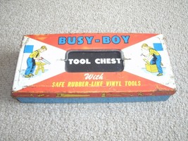 Vintage Busy-Boy Tool Chest With Tools - $162.21 MXN