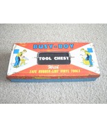 Vintage Busy-Boy Tool Chest With Tools - $162.21 MXN