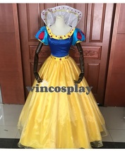 Snow White Cosplay Costume Princess Diamond Cosplay Dress Halloween Part... - $128.50