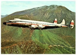 National Airlines Lockheed L 1049H Super Constellation Airplane Postcard - £7.78 GBP