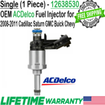 Genuine ACDelco x1 Fuel Injector For 2008, 2009, 2010, 2011 Cadillac CTS 3.6L V6 - £37.17 GBP