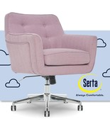Serta Style Ashland Home Office Chair, Twill Fabric, Lilac - £260.71 GBP