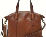 Fossil Skylar Satchel Crossbody Brown Leather Handbag SHB2657213 NWT $19... - $93.05