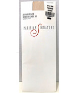 Parisian Signature Vintage 2 Pair Pack Sheer Knee Hi’s Sandlefoot Pale B... - £6.56 GBP