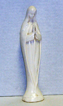 Vintage MADONNA - White Satin 8½&quot; Ceramic Figurine - Japan - £15.98 GBP