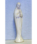 Vintage MADONNA - White Satin 8½&quot; Ceramic Figurine - Japan - £15.96 GBP