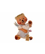 Annalee Doll vtg Creepy toy figure 1993 Angel anthropomorphic Teddy Bear... - $39.55