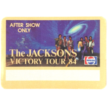 The Jacksons Victory Tour 1984 Concert After Show Pass Sticker Pepsi Michael - £17.67 GBP