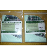2 PACK SMALL REUSABLE BED PAD PROTECTORS SALES Washable Comfort Liquid A... - $373.63 MXN