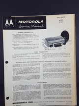 Motorola 1955, 1956 Chevrolet Auto Radio Service Manual Model CTA6T - $6.93